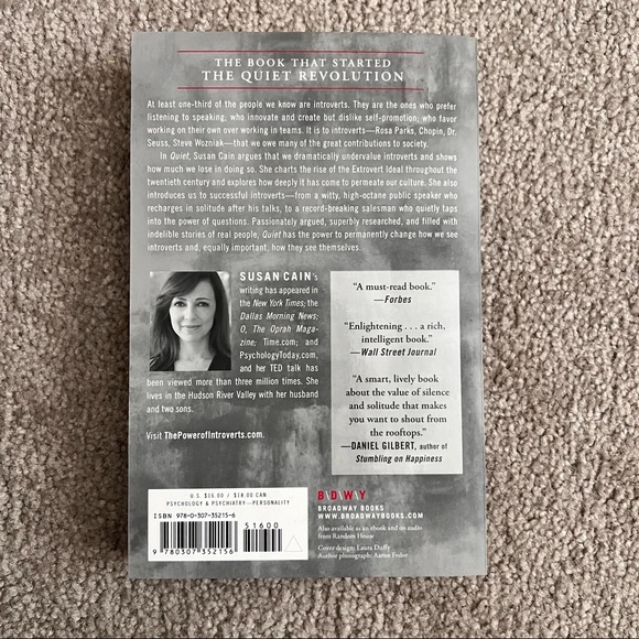 2 for $12 📖 Quiet: The Power of Introverts by Susan Cain - Picture 2 of 6